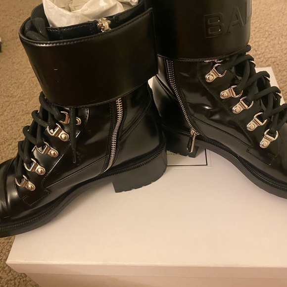 BALMAIN Ranger cartel combat boots with detachable strap - Picture 5 of 7
